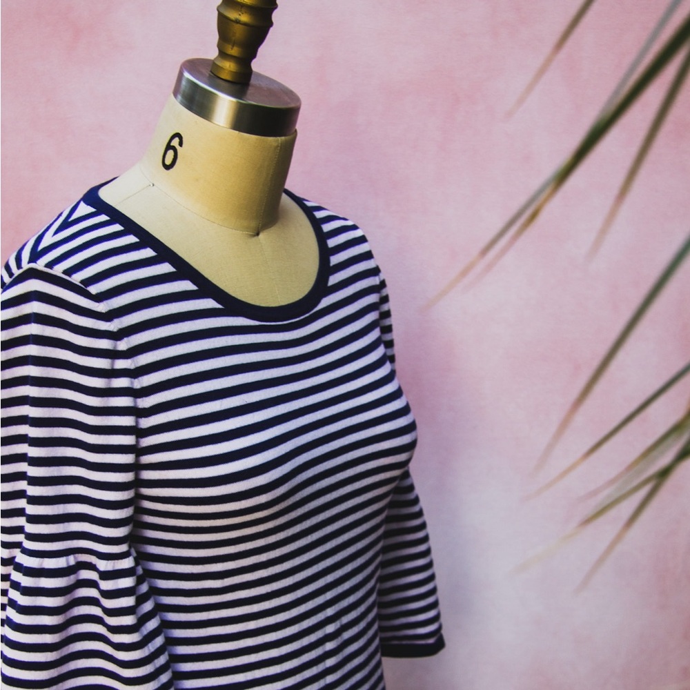 Sail To Sable Bell Sleeve Dress